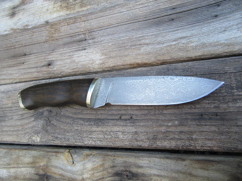 Handgeschmiedetes Damast-Messer – Bild 3