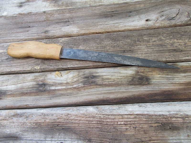 Handgeschmiedetes Messer / Kelten / Druiden / Erntemesser – Bild 2