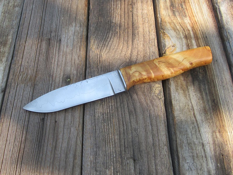 Handgeschmiedetes Messer aus 3-Lagen-Stahl – Bild 6