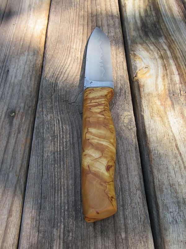 Handgeschmiedetes Messer aus 3-Lagen-Stahl – Bild 2