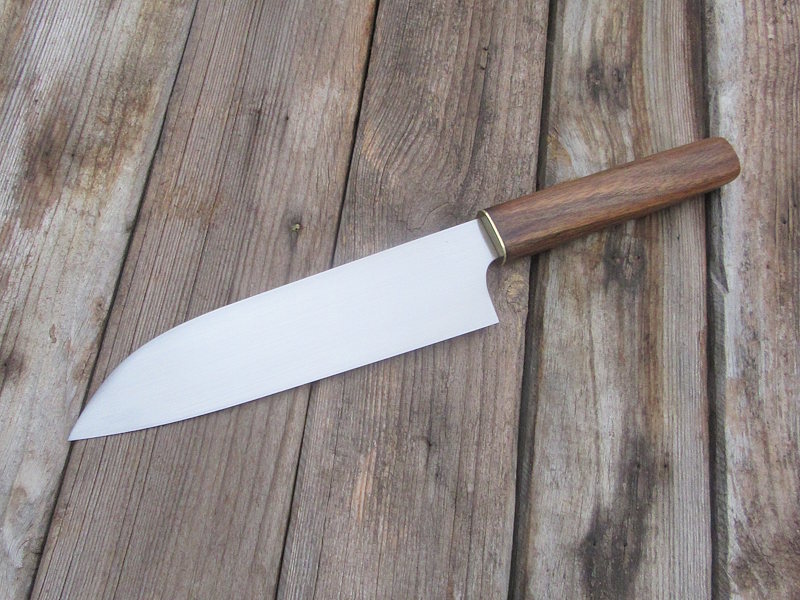 Küchenmesser, Kochmesser, Santoku, Carbonstahl, 26C3