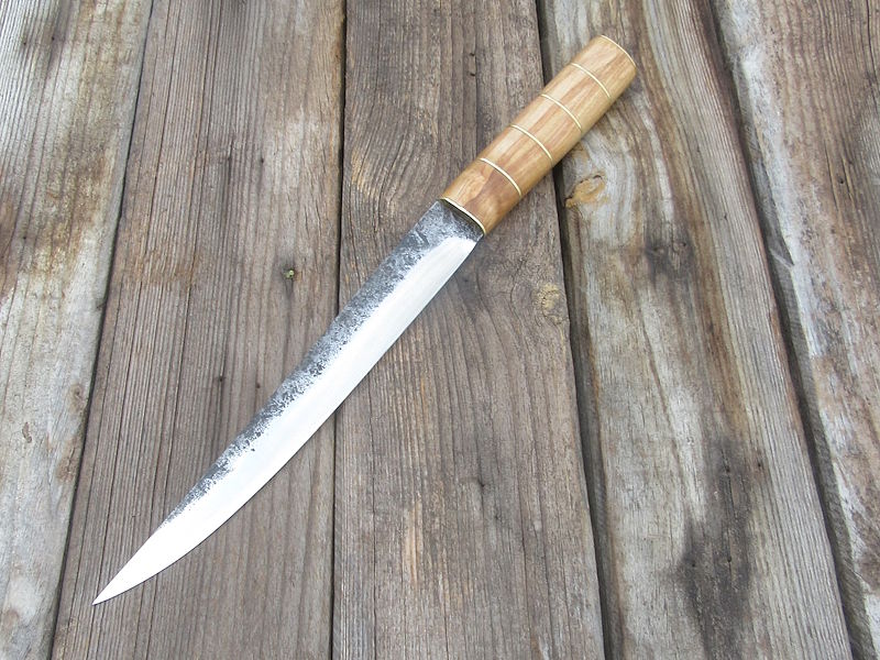 Handgeschmiedetes Messer Mittelalter - Nachbau